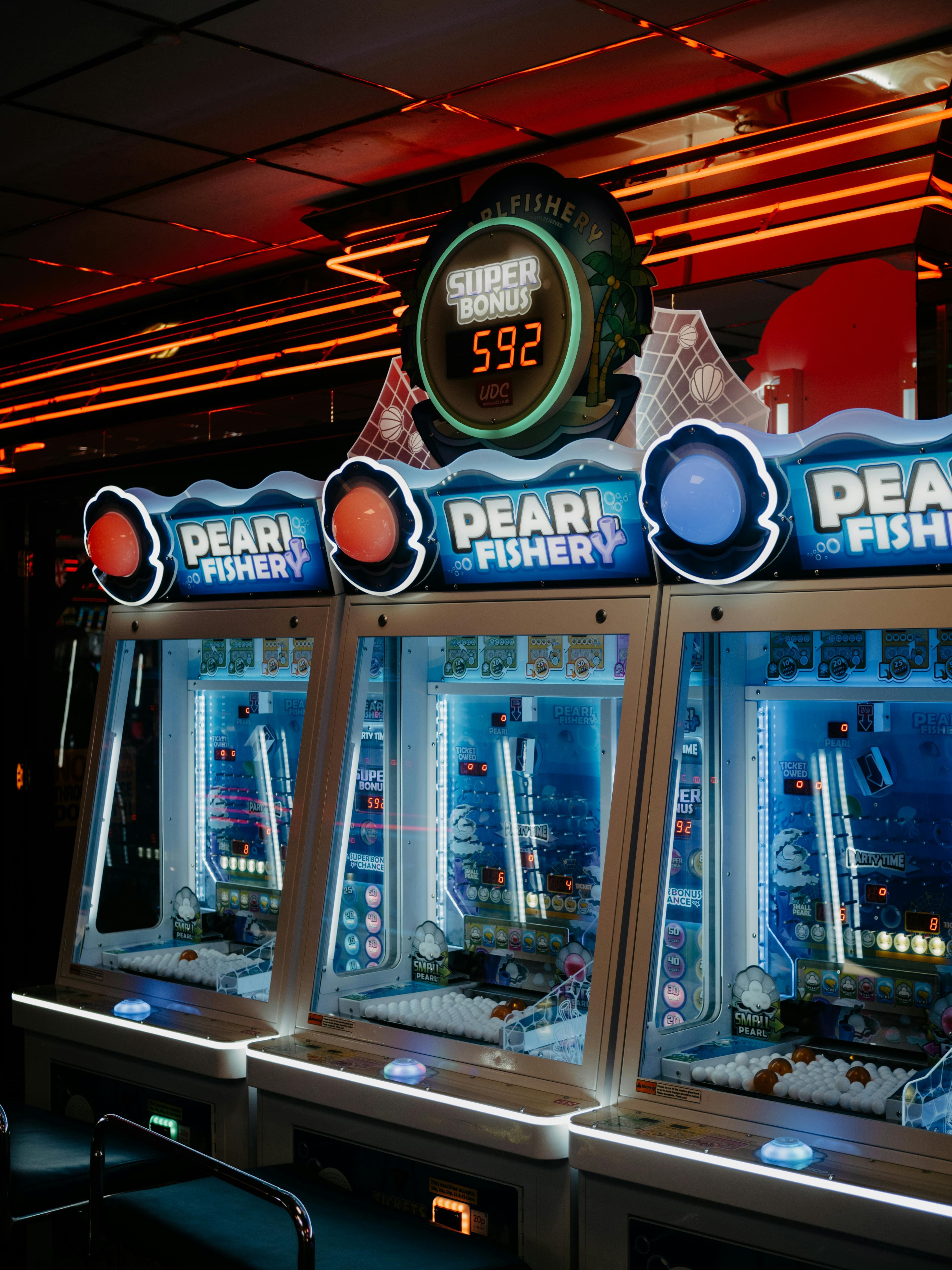 Modern pachinko facility